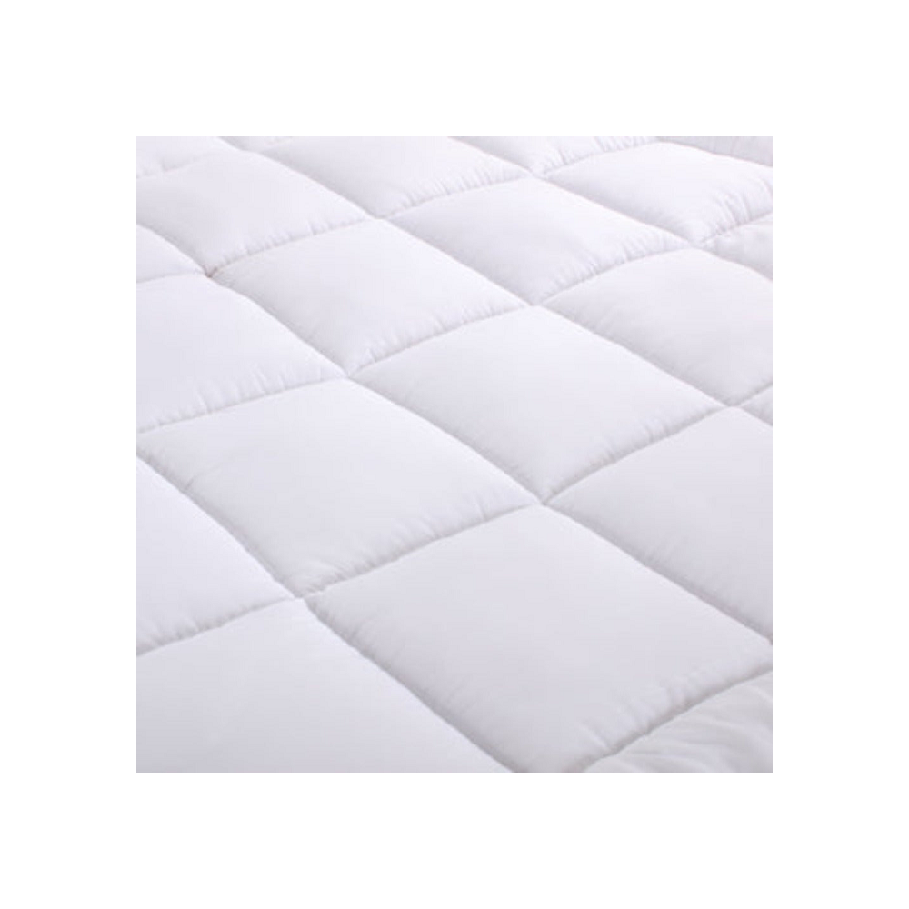Bamboo Cotton Fitted Mattress Topper King Single Mattress Toppers & Protectors
