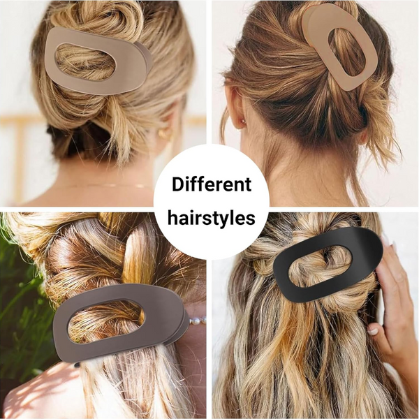 Banana Clip Vertical Hair Female Back Of Head Ponytail Half Tied Twisted Hair Accessories