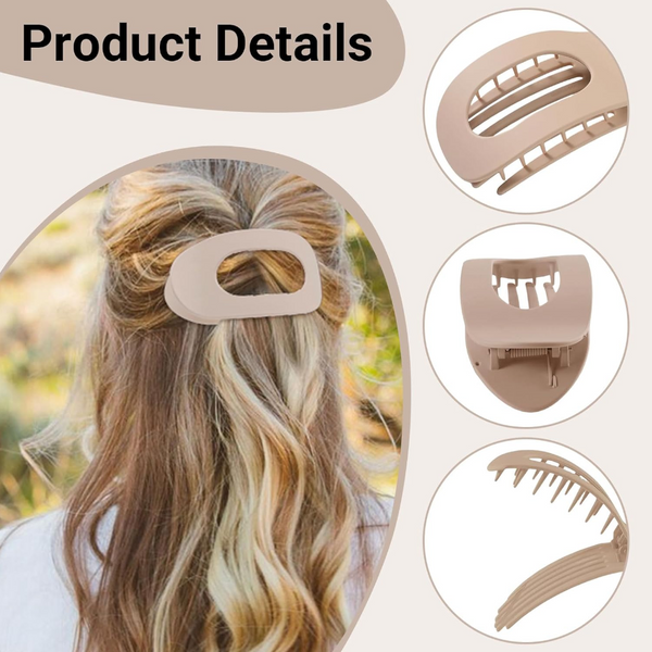 Banana Clip Vertical Hair Female Back Of Head Ponytail Half Tied Twisted Hair Accessories