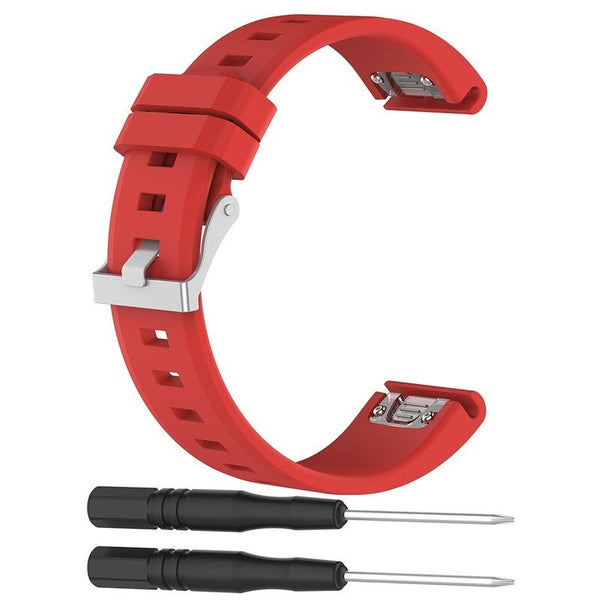 Band For Fenix5 Approach S60 Forerunner935 Multi Sport Training Gps Watch Accessory Replacement With Pin Removal Tools Garmin Smart Red
