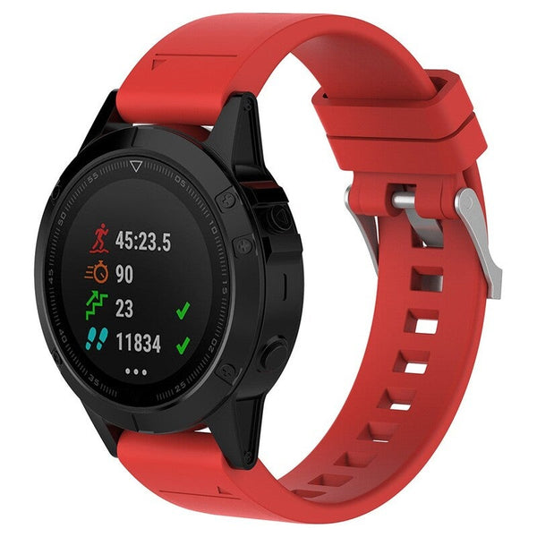 Band For Fenix5 Approach S60 Forerunner935 Multi Sport Training Watch Accessory Replacement With Pin Removal Tools Garmin Smart Red Watch Bands