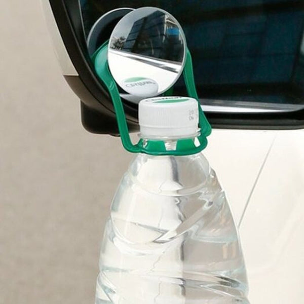 Acmdj 01 Car Holder 360 Degree Hd Rearview Mirror Anti Fog Wide Angle Convex Blind Spot Rimless 2Pcs White Mirrors