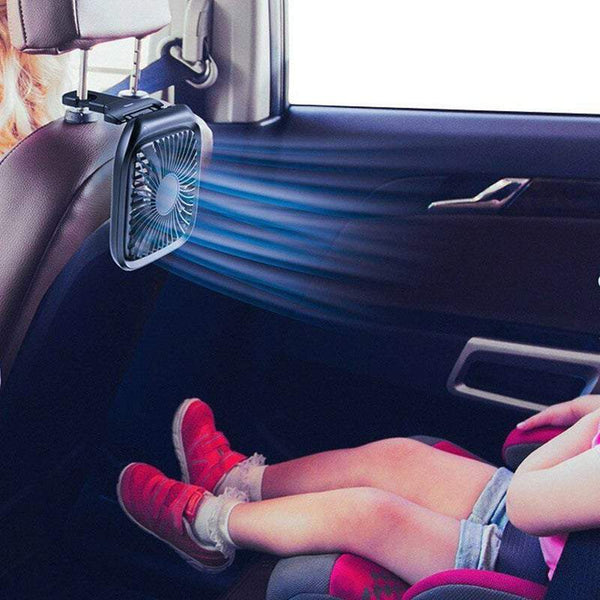 Desk Fans Car Foldable Silent Back Seat Small Cooling Portable Fans