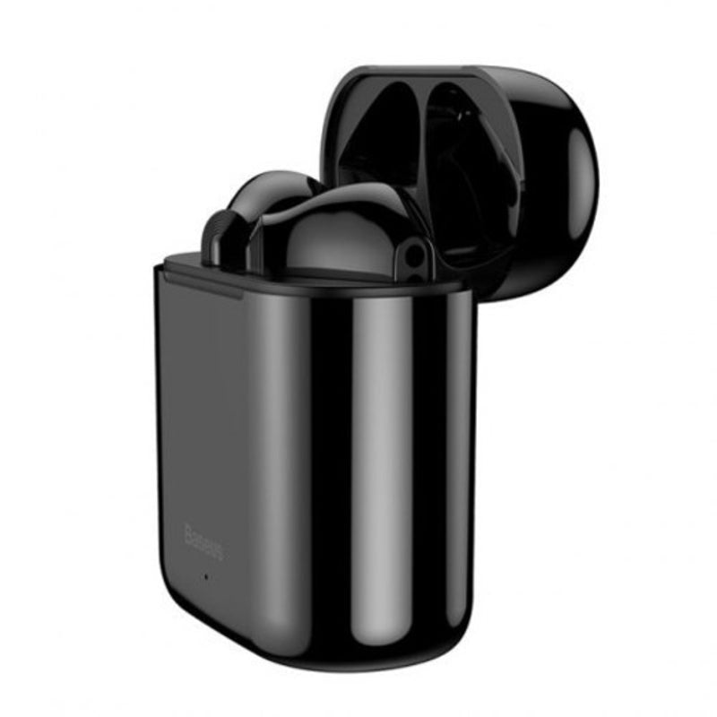 W09 True Wireless Earphones Bluetooth 5.0 Stereo Touch Control With Hd Mic Charging Dock Black Earbuds