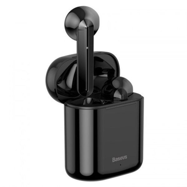 W09 True Wireless Earphones Bluetooth 5.0 Stereo Touch Control With Hd Mic Charging Dock Black Earbuds