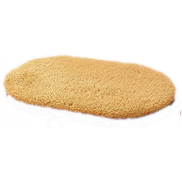 Door Mats 40X60cm Fleece Oval Floor Soft Anti Slip Foot Door Mats & Floor Mats