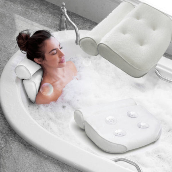 Mesh Bath Pillow Home Luxury Bathroom Accessories