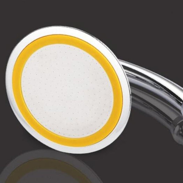 Bathroom Rainfall Ionic Nano Shower Head Round Chrome Ultra Thin Silver 10Cm
