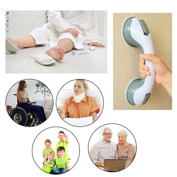 Bathroom Suction Grab Bars Armrest Toilet Assist Handle Cup Handrails Disabled Safety Shower Grip For Elderly Seniors Children Handles & Rails
