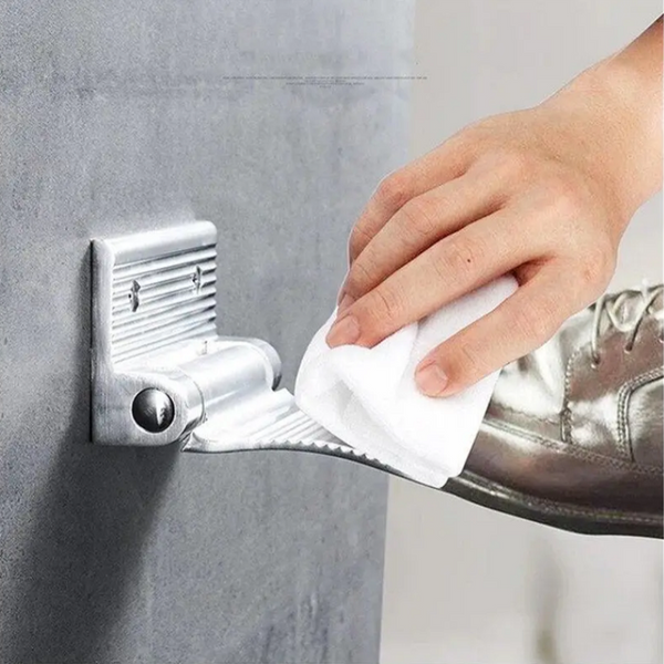 Bathroom Non Slip Foot Washing Board Shower Footstool Aluminium Alloy Wall Mounted Auxiliary Pedal Rest Pedestal Holder Other Shower & Bath Accessorie