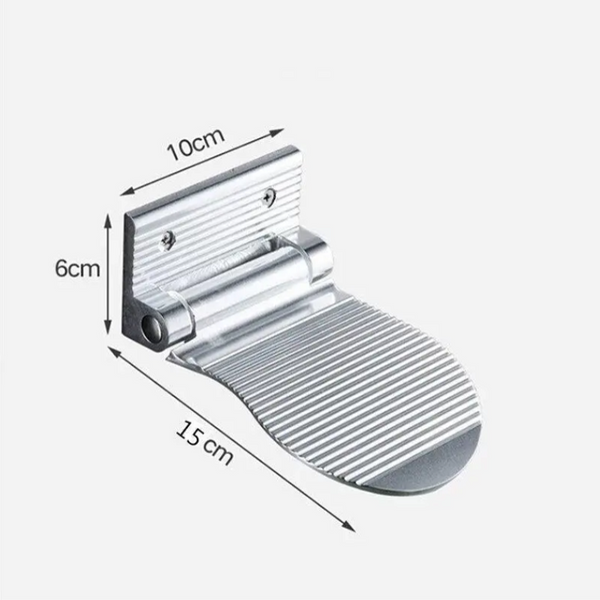Bathroom Non Slip Foot Washing Board Shower Footstool Aluminium Alloy Wall Mounted Auxiliary Pedal Rest Pedestal Holder Other Shower & Bath Accessorie