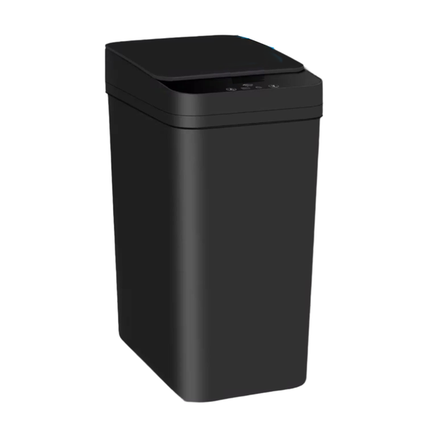 Bathroom Touchless Trash Can 12L Automatic Motion Sensor Lid Odor Proof Bin Rubbish Bins
