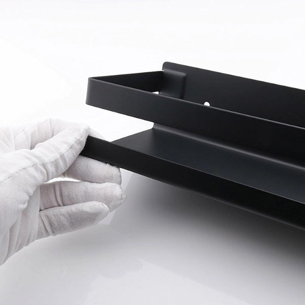 Bathroom Wall Mount Shelf Shower Storage Racks Kitchen Punch Free Stainless Steel Organizer Holder Accessories Shelves