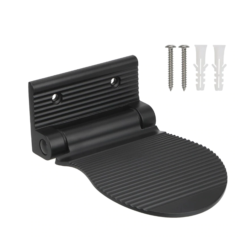 Bathroom Non Slip Foot Washing Board Shower Footstool Aluminium Alloy Wall Mounted Auxiliary Pedal Rest Pedestal Holder Other Shower & Bath Accessorie