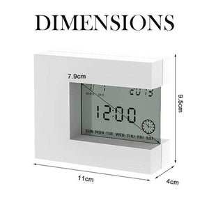 Multi Functional Lcd Digital Calendar Alarm Clock Thermometer Timer