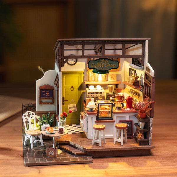 Rolife No.17 Cafe Miniature House Kit Dg162 3D Building Toys Gifts Puzzles