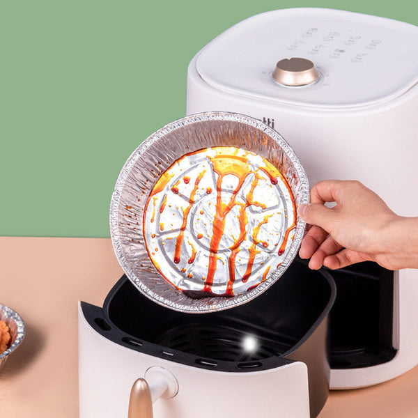 Non Stick Aluminum Foil Liners Air Fryer Disposable Oil Proof Steaming Basket Drip Pan Tray Air Fryer Accessories