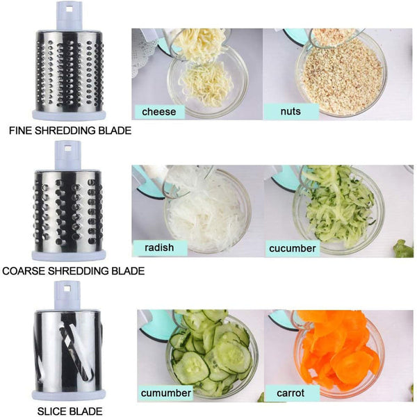 Manual Kitchen Accessories Multifunctional Round Mandoline Potato Slicer Vegetable Cutter Cheese Gadgets Peelers & Slicers