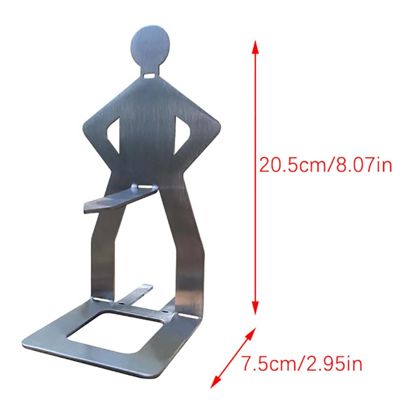 Bbq Stainless Steel Sausage Holder 3 Pieces Portable Standing Man Fun Fork Camping Picnic Garden Kitchen Gifts Men Barbecues Grills & Smokers