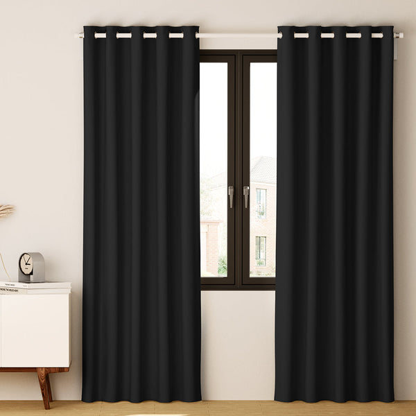 Artiss 2X Blockout Curtains Blackout Eyelet 300X230cm Curtains & Drapes