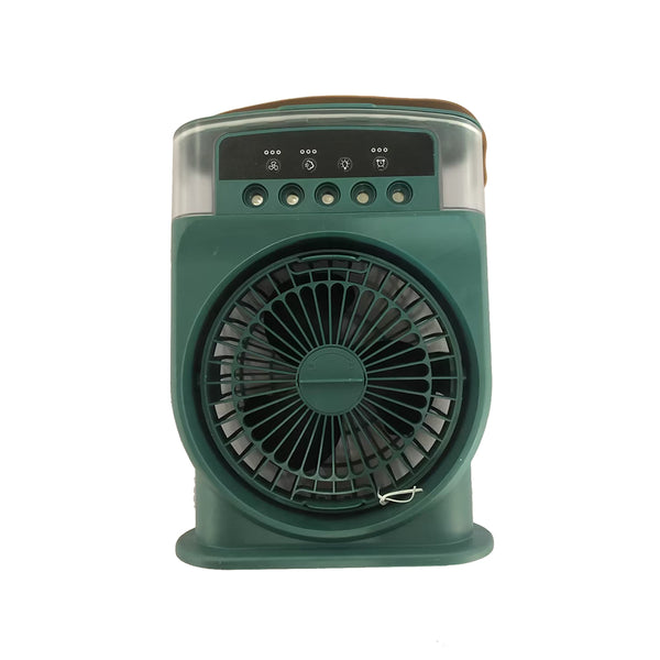 Usb Air Conditioner Cooling Fan With 5 Sprays 7 Color Light 600Ml Water Tank Mist Cooler Humidifiers Portable Air Conditioners