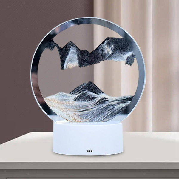 Lamps Sand Painting Lamp Remote Control Rgb Led Night Light Quicksand Table Desk
