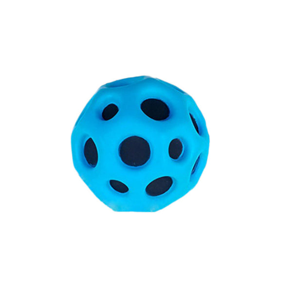 Hole Ball Soft Bouncy Anti-Fall Moon Shape Porous Kids Indoor Outdoor Toy Ergonomic Design