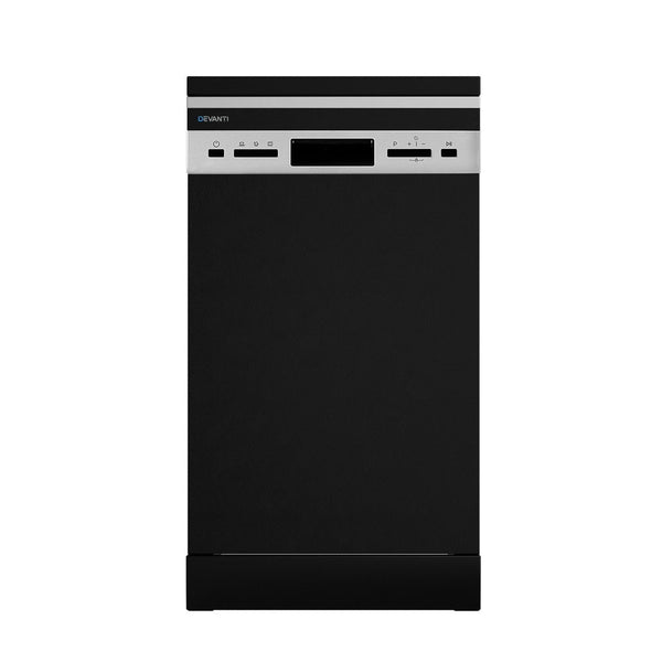 Devanti 10 Place Settings Freestanding Dishwasher Black Dishwashers