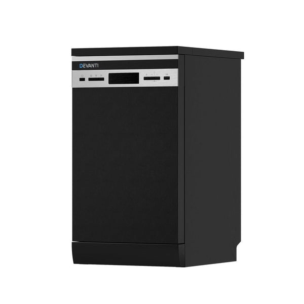 Devanti 10 Place Settings Freestanding Dishwasher Black Dishwashers