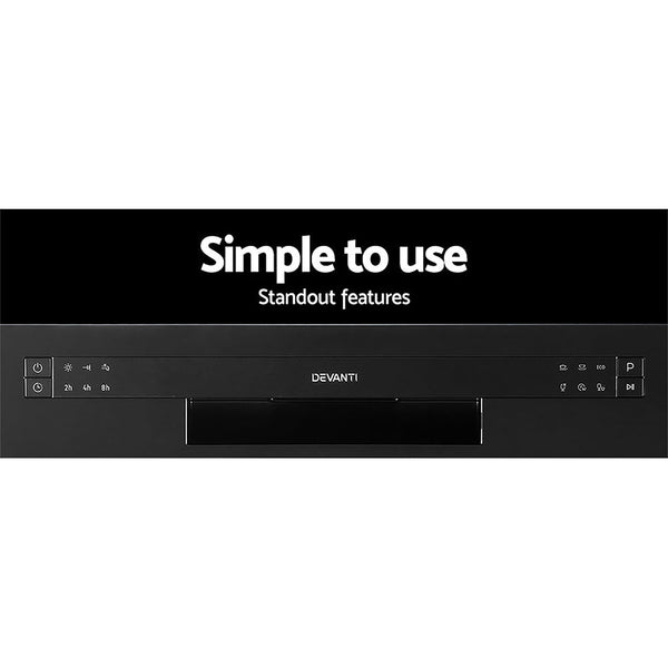 Devanti Benchtop Dishwasher Counter Top Freestanding Washer 8 Place Dishwashers