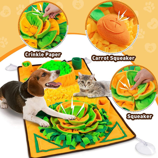 Dog Snuffle Mats Large Snuffle Mat For Dogs Pet Interactive Training And Stress Relief Sniff Feeding Slow Feeder Treat Toys