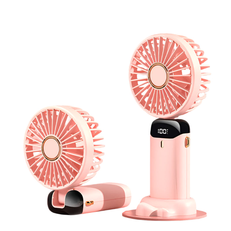 Usb Rechargeable Mini Portable Handheld Electric Fan Neck Hanging Outdoor Portable Fans