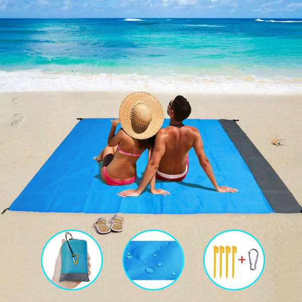 Updated Beach Mat Sand Free Waterproof Blanket 3