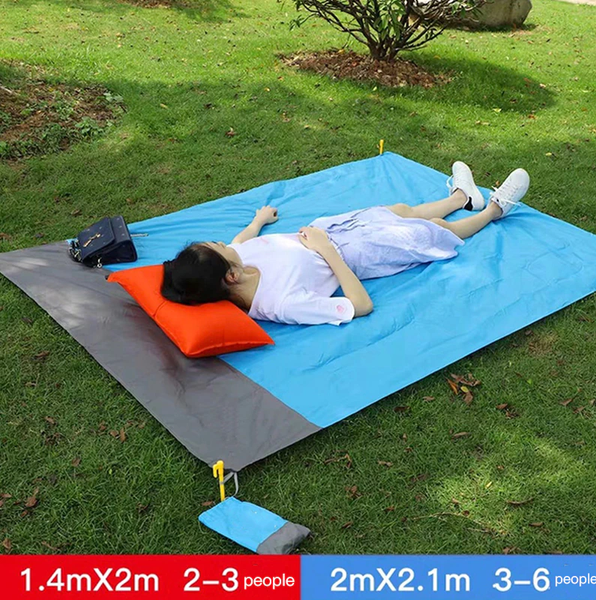 Updated Beach Mat Sand Free Waterproof Blanket 3 Picnic Accessories