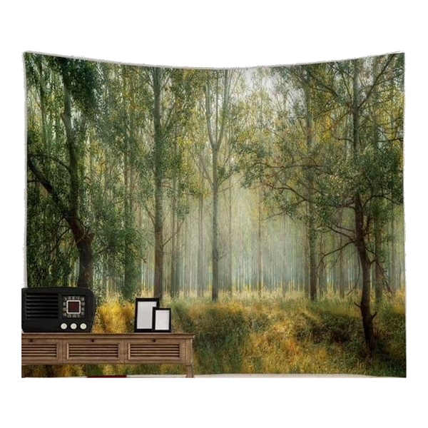 Beautiful Printed Natural Forest Large Wall Tapestry Bohemian Art Tapestries