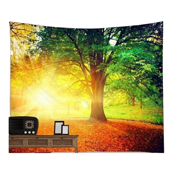 Tapestries Beautiful Printed Natural Forest Large Wall Tapestry Bohemian Art