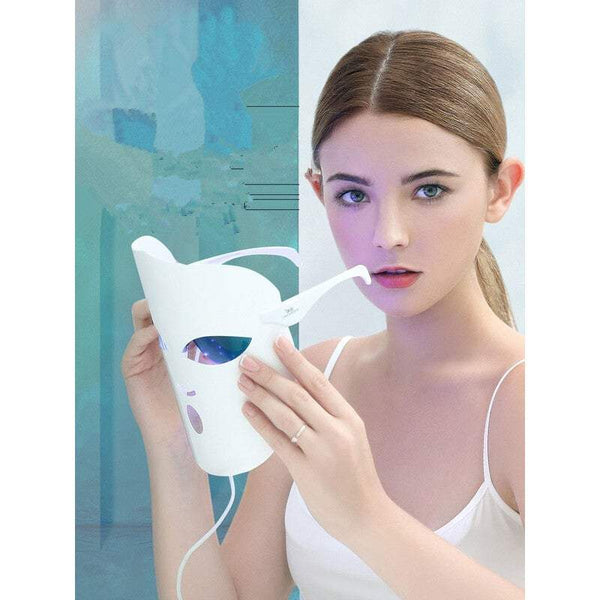 Skin Care Tools Beauty Instrument Face Mask Facial Photon Rejuvenation Spectrometer 36 Led Red Blue Light Anti Aging Products