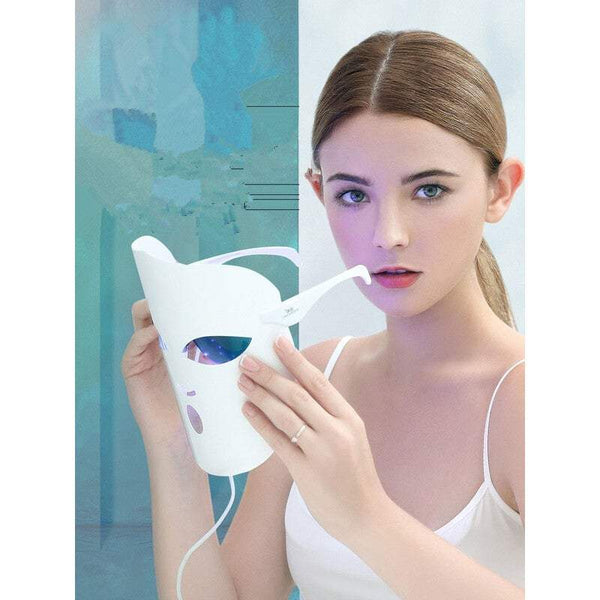 Skin Care Tools Beauty Instrument Face Mask Facial Photon Rejuvenation Home Spectrometer 36 Led Red Blue Light