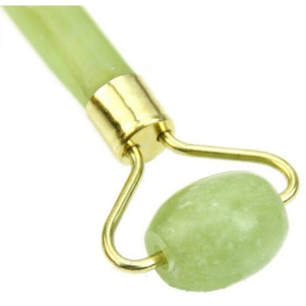 Beauty Jade Massage Facial Roller Hazel Green Massagers