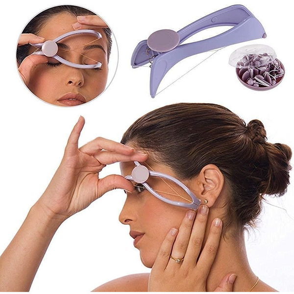 Beauty Tool White Facial Threading Hair Remover Women's Shavers