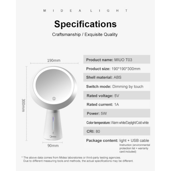 Midea Beauty Makeup Light Other Makeup Tools & Accs.