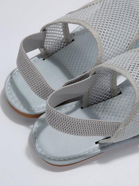 New Mesh Sandals Summer Casual Breathable Flat Shoes For Women And Men Beach Flats