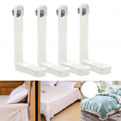 4Pcs/ Set Bed Sheet Holder Anti Skid Fixing Needle-Free Quilt Clips Fasteners