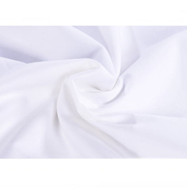 Bed Linen Pure White Quilt Covers 3 Pieces Bedding Set King