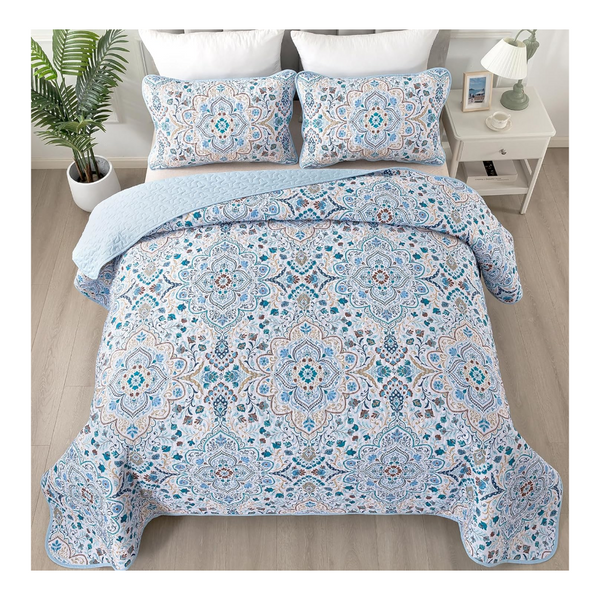 Tasteful Quilted Bedspread And Pillowcases Set: Subtle Sophistication For Your Space Queen Size Queen Doonas