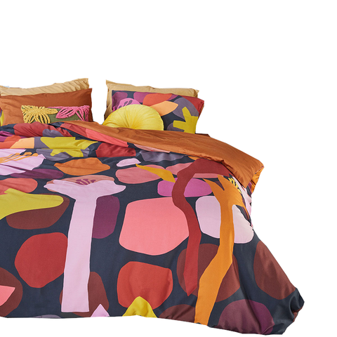 Bedding House Candy Multi Cotton Sateen Quilt Cover Set