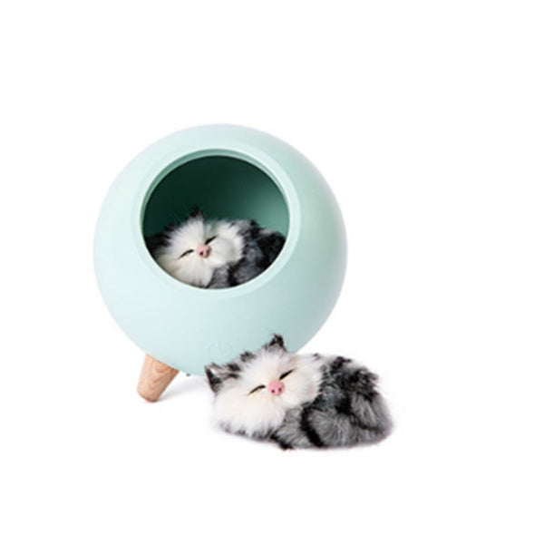 Bedroom Rechargeable Sleeping Cat Table Lamp Desktop Mini Night Light Night Lights