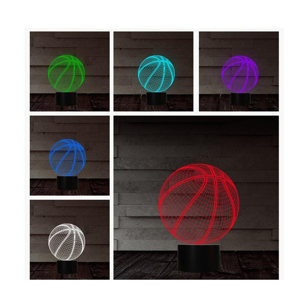 Bedside Lamp Touch Basketball Night 3D Led Table Lamps