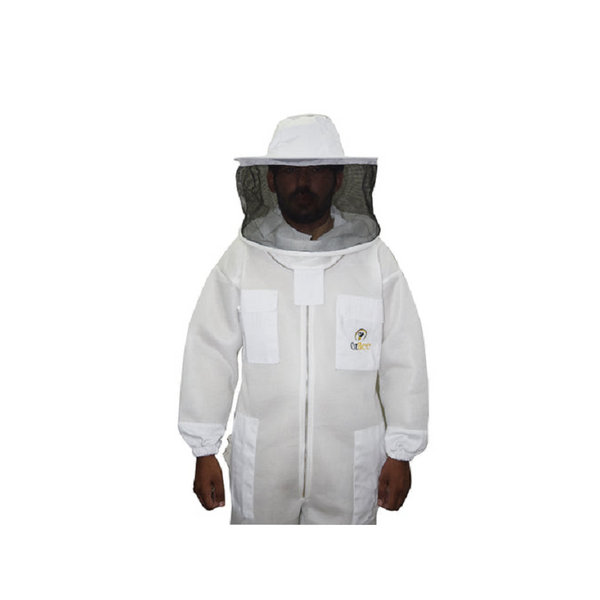 Beekeeping Suit 2 Layer Mesh Round Head Style Ultra Cool & Light Weight -
