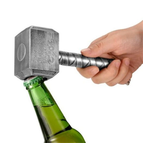 Beer Bottle Opener Hammer Of Shaped Gift Silver Corkscrews & Bottle Openers